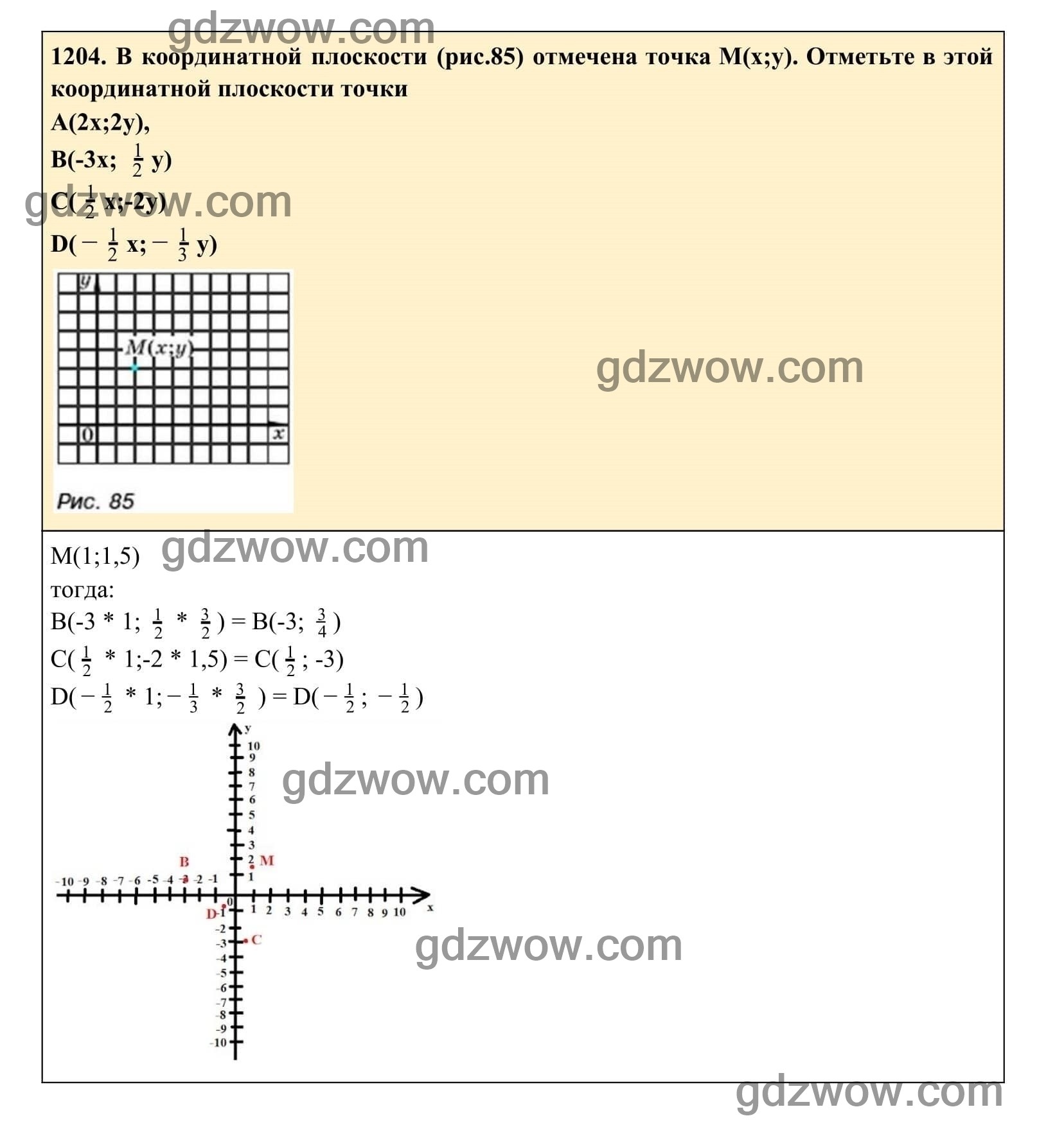 Упражнение 1204 - ГДЗ по Алгебре 7 класс Учебник Макарычев (решебник) - GDZwow