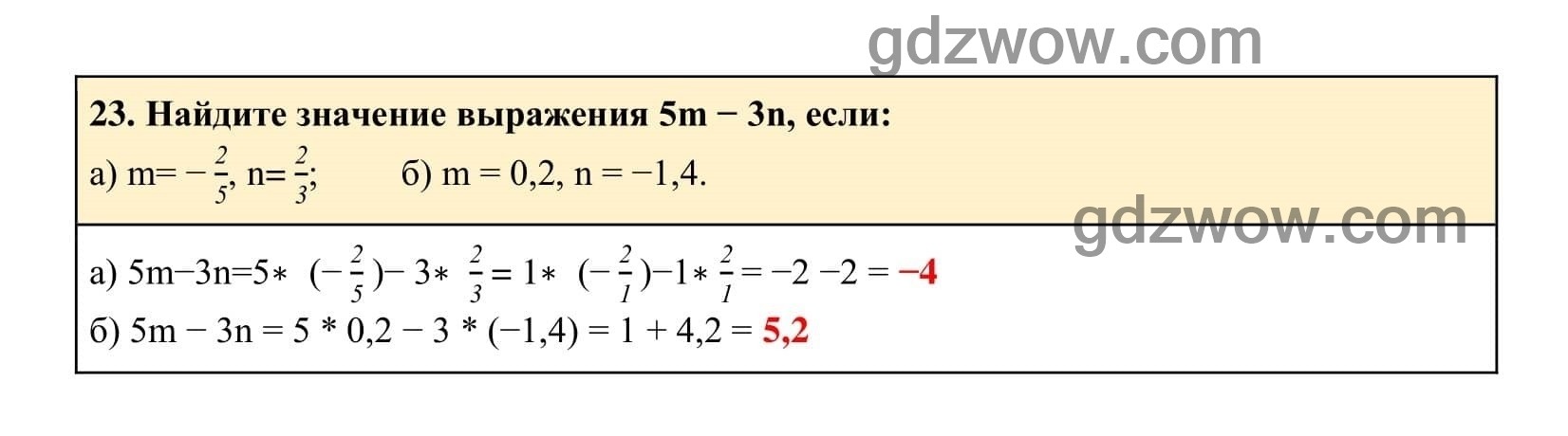 Упражнение 23 - ГДЗ по Алгебре 7 класс Учебник Макарычев (решебник) - GDZwow