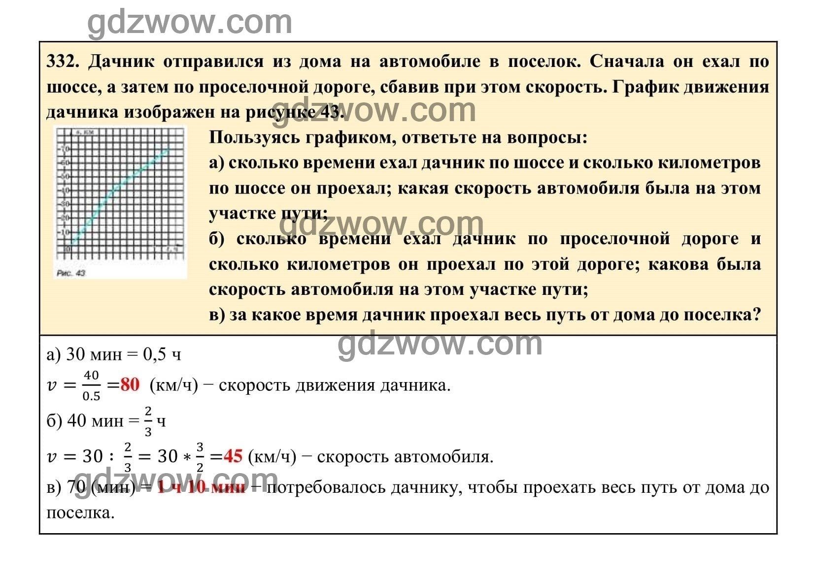 Упражнение 332 - ГДЗ по Алгебре 7 класс Учебник Макарычев (решебник) - GDZwow