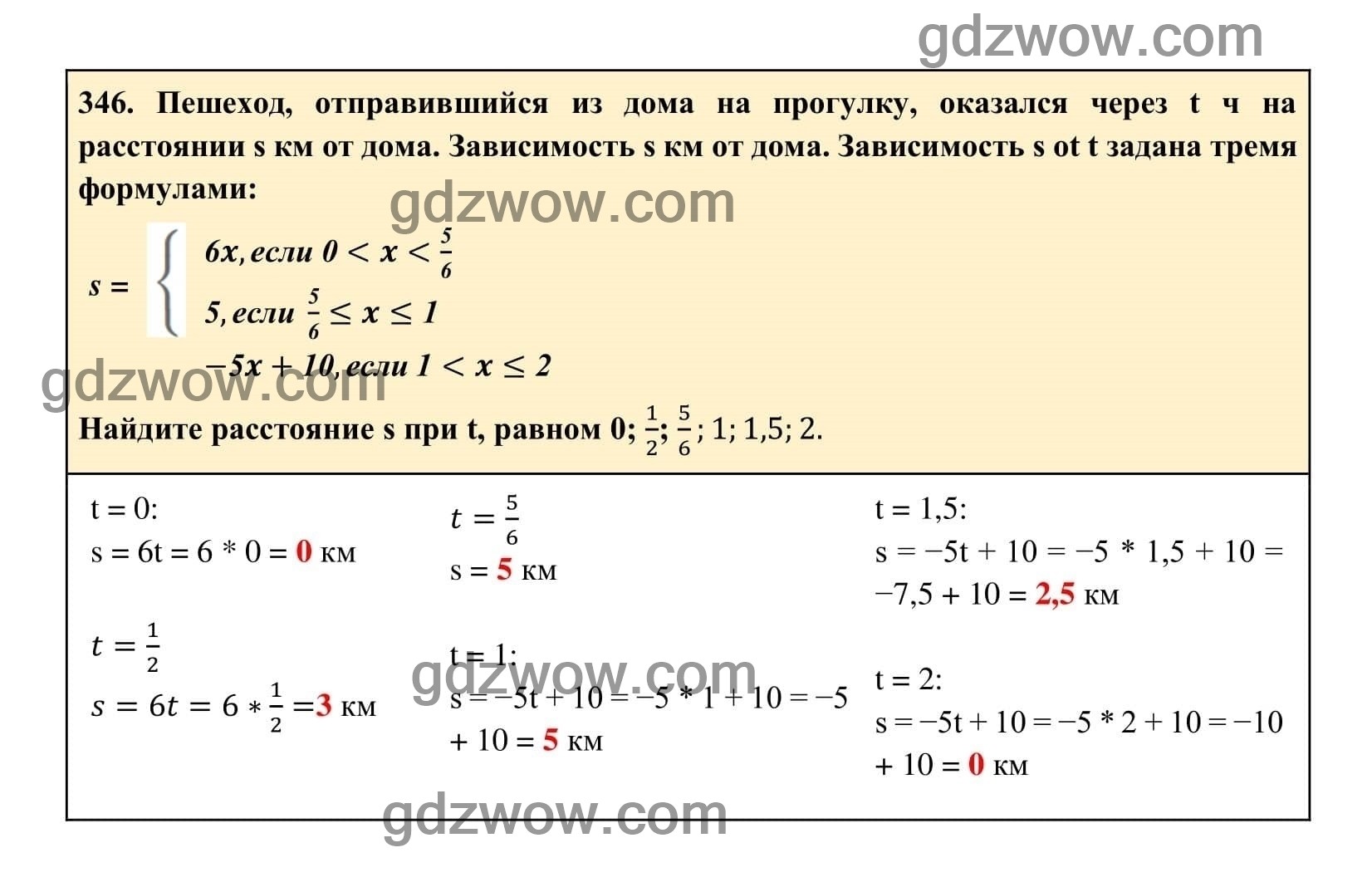 Упражнение 346 - ГДЗ по Алгебре 7 класс Учебник Макарычев (решебник) - GDZwow