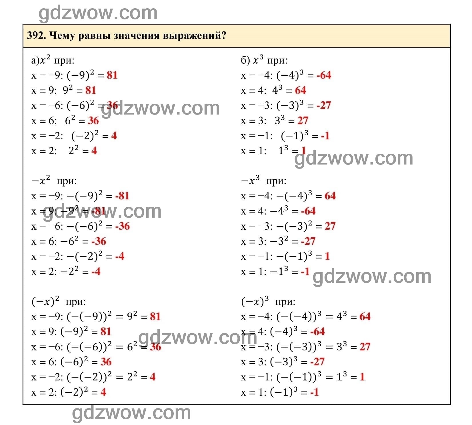 Упражнение 392 - ГДЗ по Алгебре 7 класс Учебник Макарычев (решебник) - GDZwow