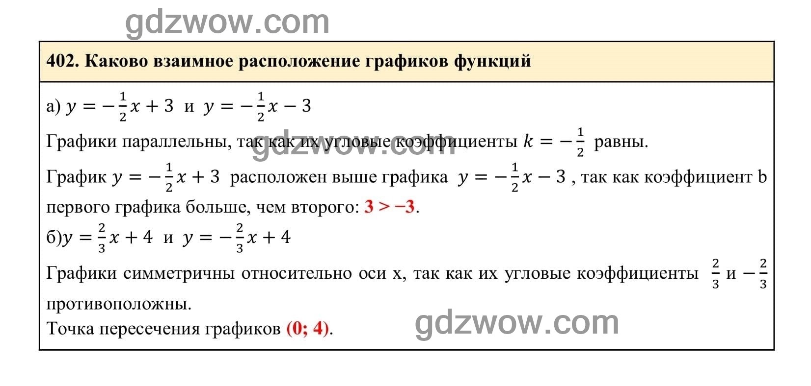 Упражнение 402 - ГДЗ по Алгебре 7 класс Учебник Макарычев (решебник) - GDZwow