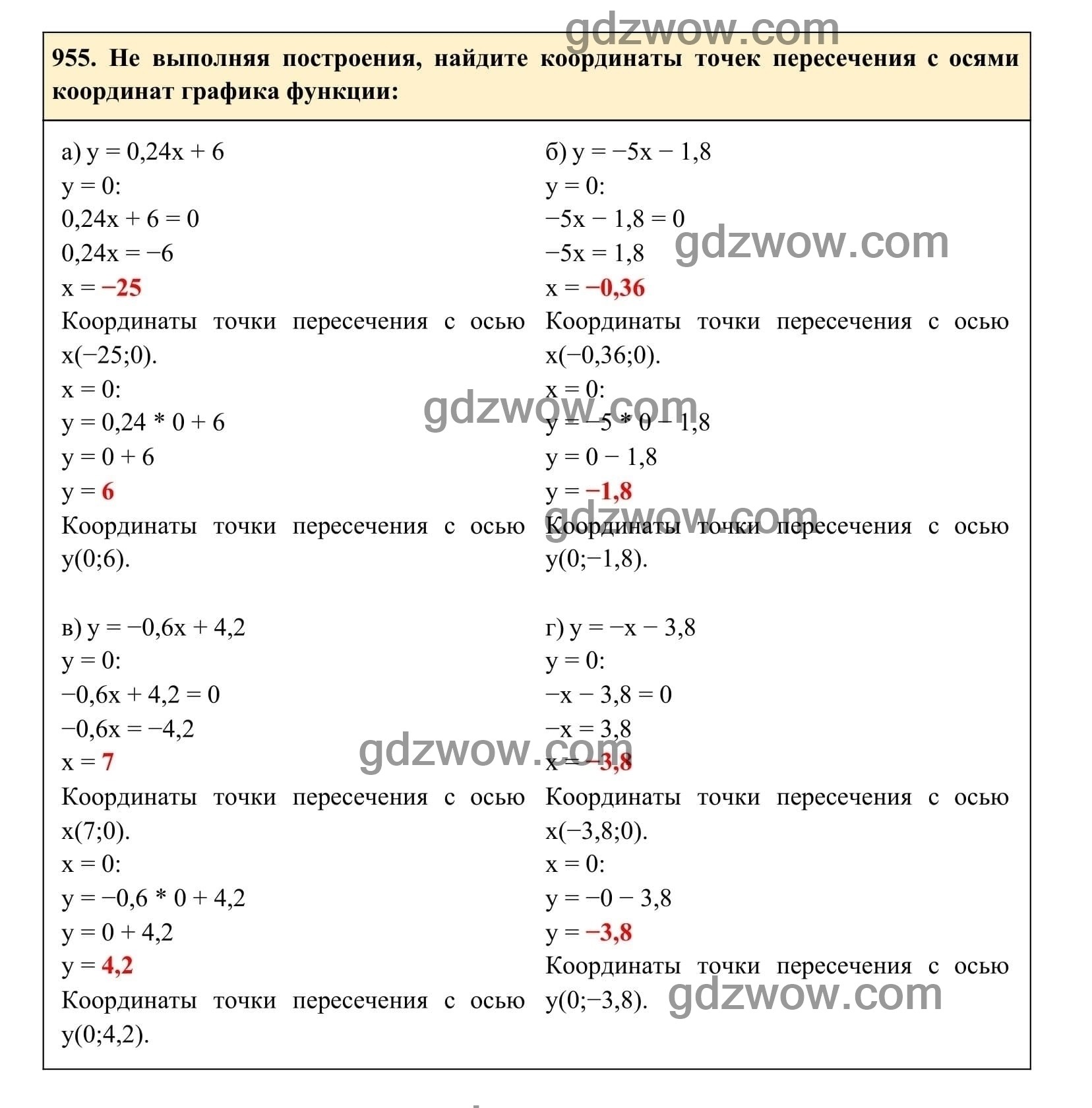 Упражнение 955 - ГДЗ по Алгебре 7 класс Учебник Макарычев (решебник) - GDZwow