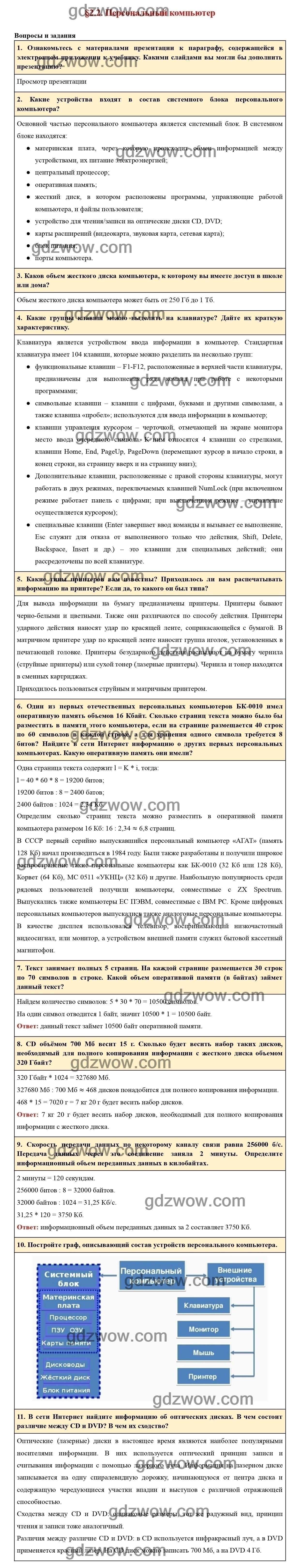 Ознакомьтесь с материалами презентации к параграфу содержащейся в электронном 8 класс