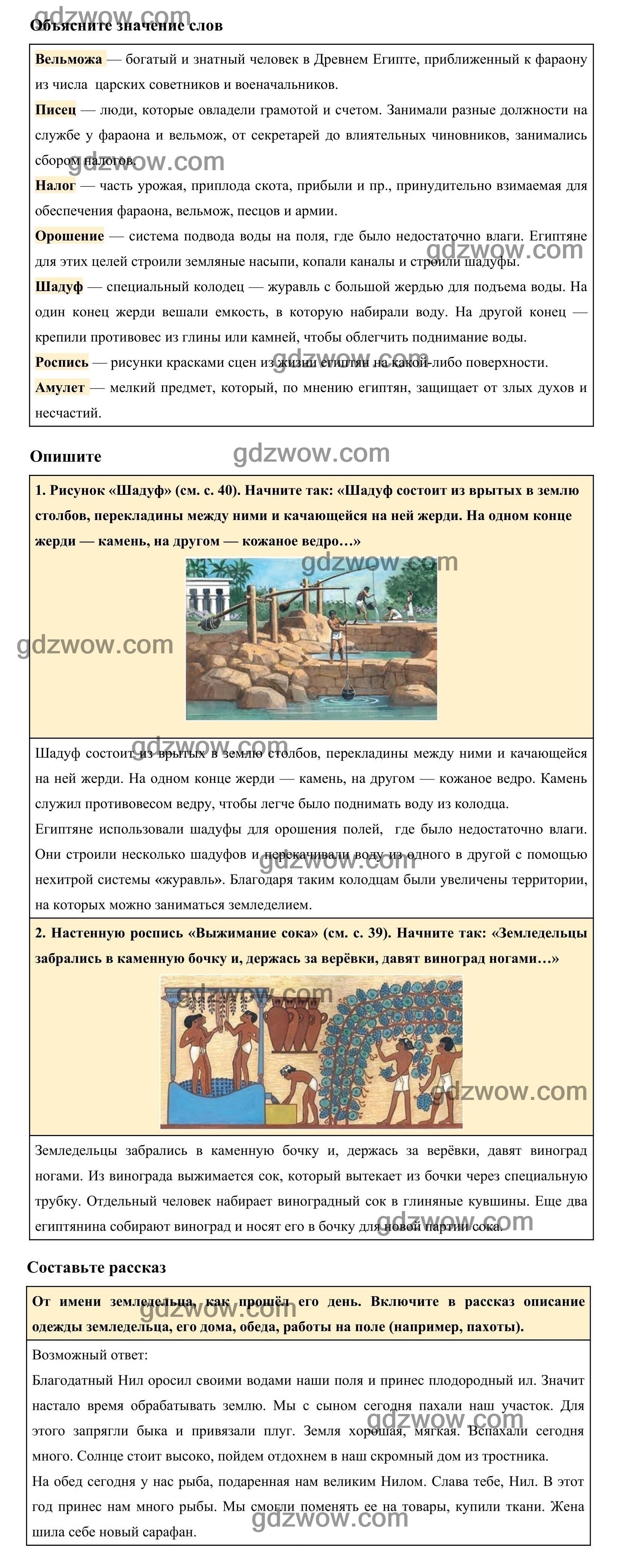 Описание рисунка по истории 5 класс шадуф. Описание рисунка шадуф по истории 5 класс.