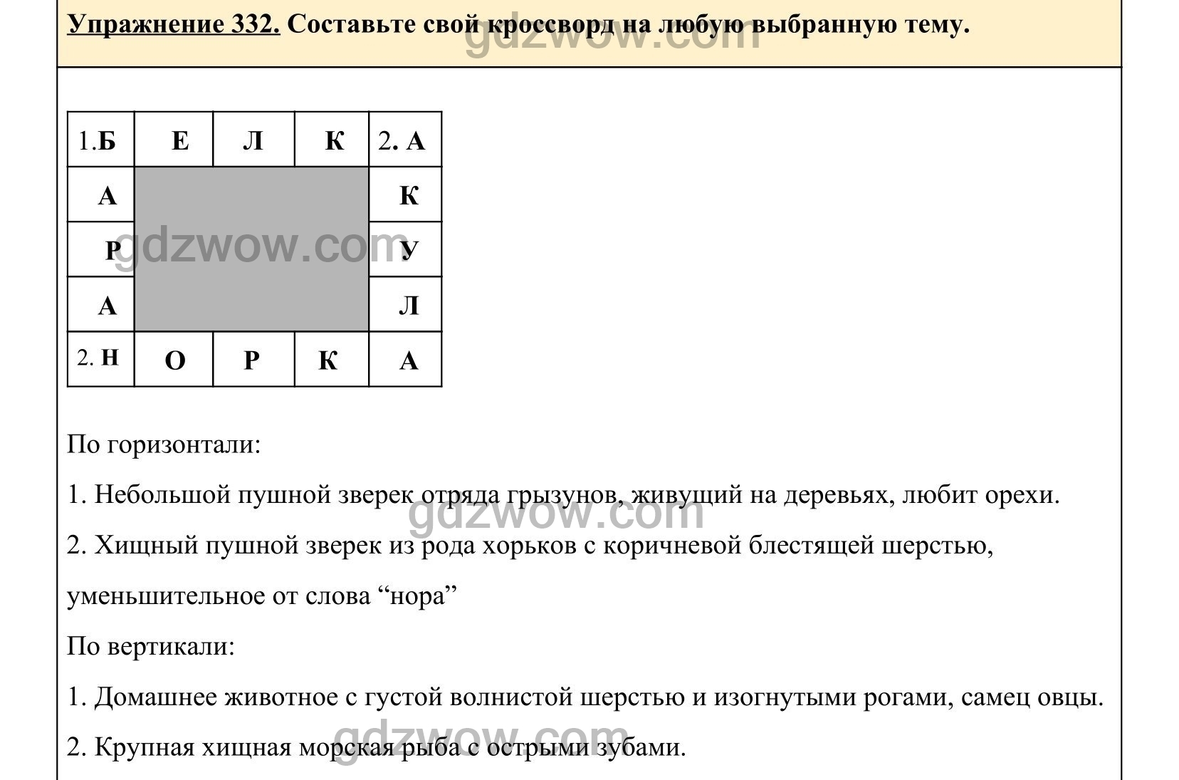 Русский язык 5 класс упражнение 332